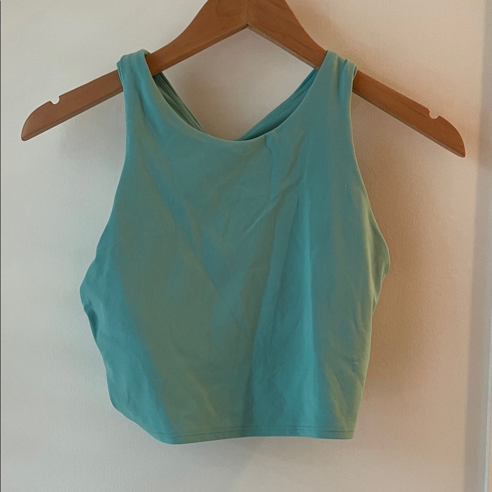 Athleta Conscious Crop Tank Bra, Size Medium A-B cup